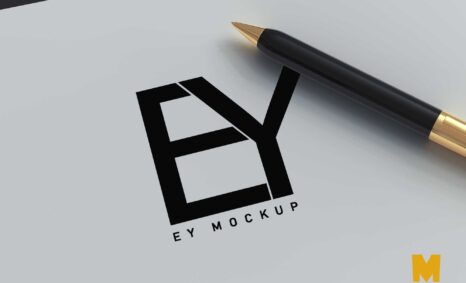 paper Logo Mockup