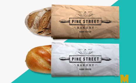 Free Bread Packaging PSD Label Mock-up