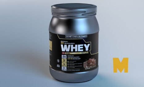 Whey Protein Label Mockup