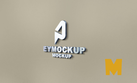 3d logo mockup templates free