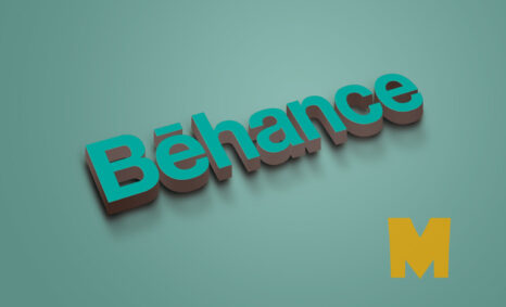 Behance Online Logo Mockup