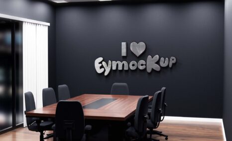 Free Board Meeting Room Mockup